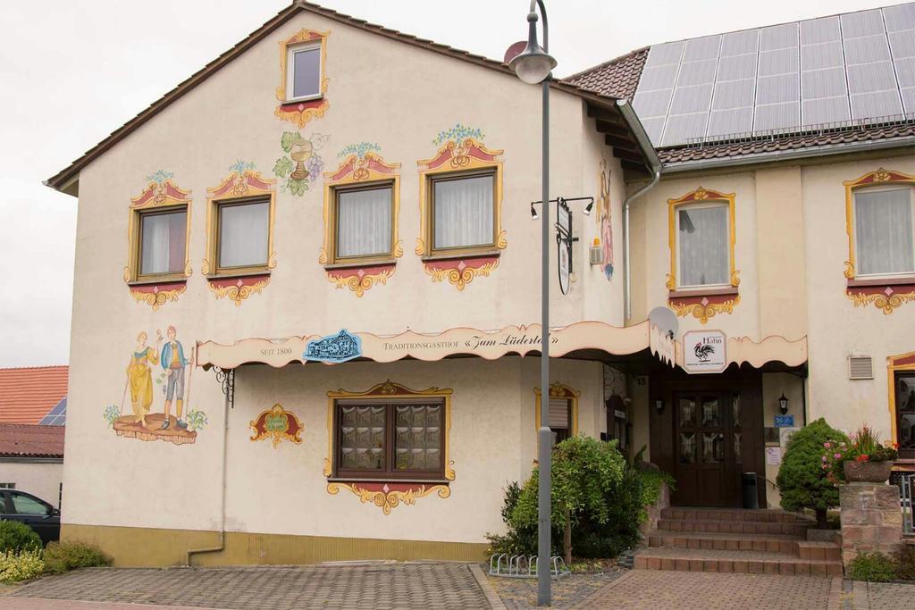 Traditionsgasthof Zum Luedertal Bimbach Dış mekan fotoğraf